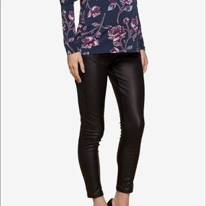 Jessica Simpson maternity faux leather leggings